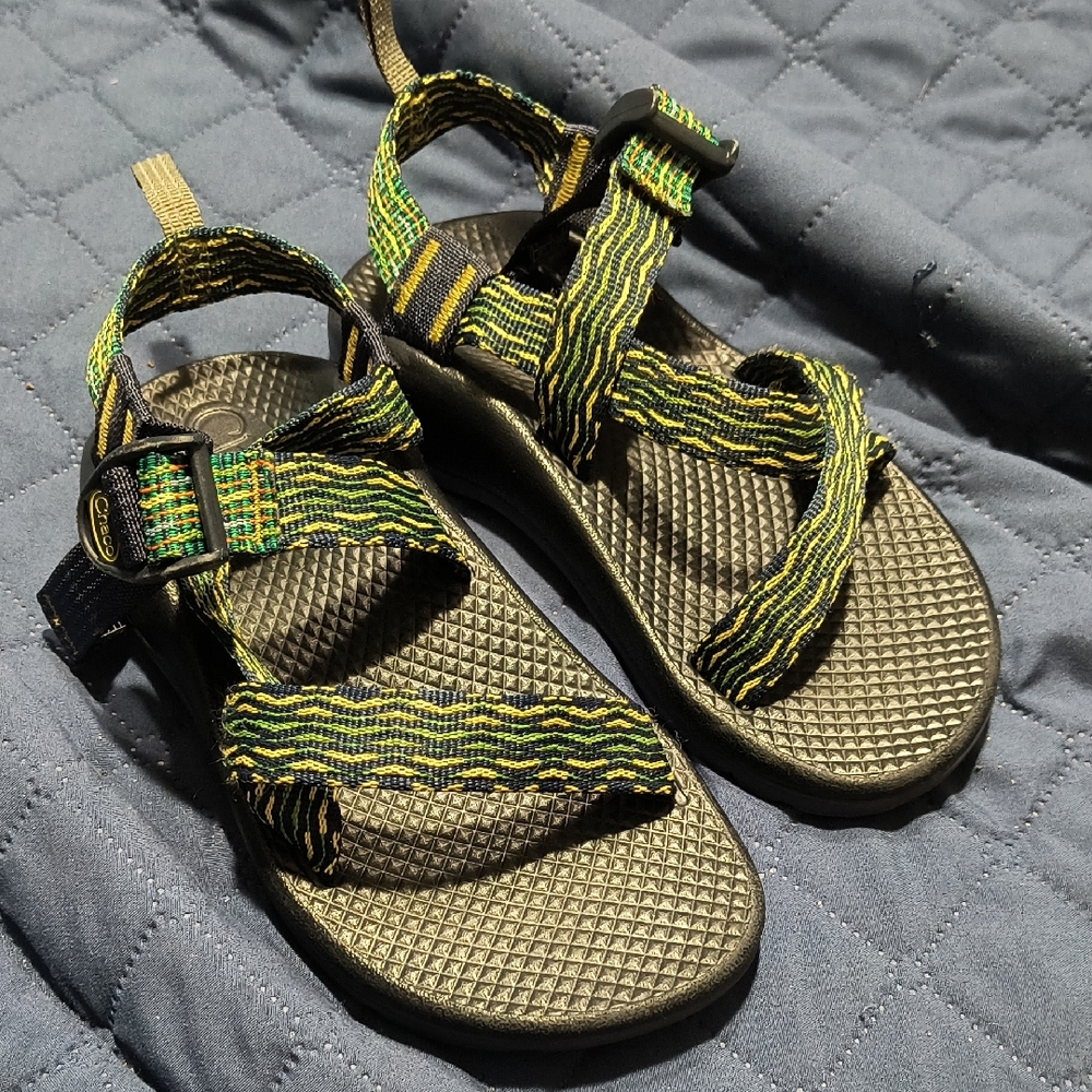 Chaco Strappy Sandals with Multicolor Straps